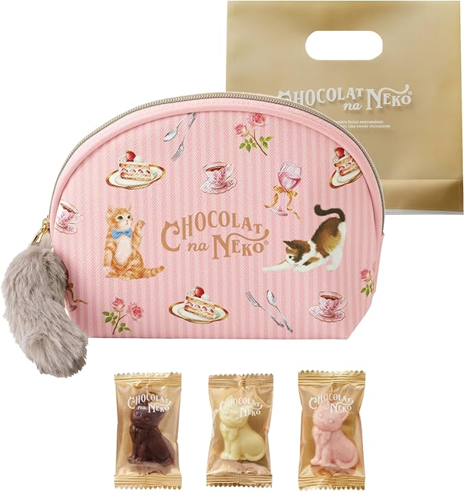 モロゾフのショコラな猫ポーチのチョコレート